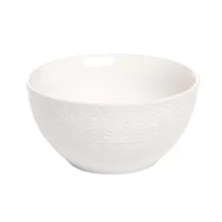 C&F Home Snowflake Border Dinnerware Bowl Set Of 4