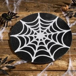 Split P Spider Web Round Placemat Set Of 4