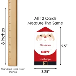 Big Dot Of Happiness Jolly Santa Claus - Christmas Party Game Pickle Cards - White Elephant Gift Exchange Pull Tabs - Set Of 12 -Festival Store GUEST 433e4d4d 899d 479f 943b 245f569325ce