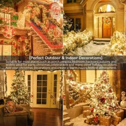 Itopfox 2-Pack 50-Count Clear Christmas Lights With White Wire, Warm White Mini String Lights For Holiday, Xmas Tree, Party, Wedding, Decorations -Festival Store GUEST 4367b4a2 f905 4892 8736 b21f0c07324b