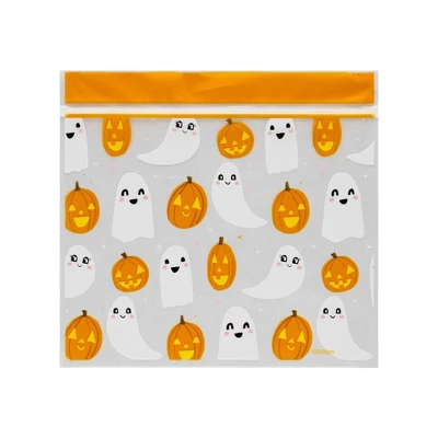 Wilton Halloween 20ct Ghost Resealable Treat Bags 1 Wilton Halloween 20ct Ghost Resealable Treat Bags