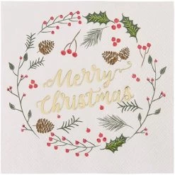 Juvale 50 Pack Christmas Paper Napkins, Merry Christmas Design Holiday Party Supplies, 5 X 5 Inches Christmas Cocktail Napkins -Festival Store GUEST 48114b77 2a7f 4a8e 8560 b379c355d3e1