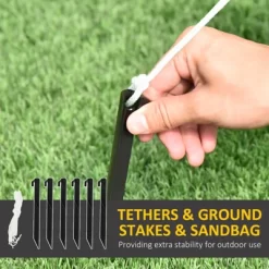 SEVOBAL Inflatable Holiday Decorations Halloween 5 Pumpkin Outdoor Yard Decoration For Garden, Lawn, Halloween Parties, Multicolored, 7.5"*7.5"*9.8" -Festival Store GUEST 4854cebd 61eb 4214 9d57 f88e6da9fe0e