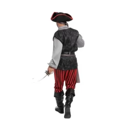 Joyfy Men Pirate Costume, Adult Pirate Shirt Vest Viking Pants Hat Set For Halloween Themed Parties -Festival Store GUEST 4884738d ea07 47ba 83f2 90df808a3529