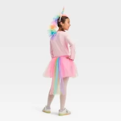 Kids' Light Up Unicorn Halloween Costume Kit One Size Fits Most - Hyde And EEK! Boutique™: Tutu & Accessories