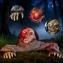 Joyfy Halloween Outdoor Decorations Animated Zombie Groundbreaker Graveyard Decoration Prop With Creepy Decayed Face For Yard Lawn Decorations -Festival Store GUEST 4b9b4d2a 7340 41b7 a0ca cea46bf92446