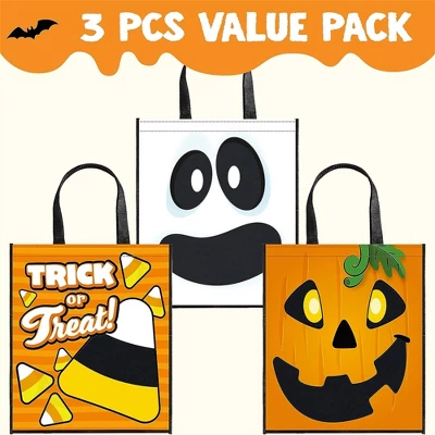 Joyfy Halloween Party Favors 3PCS Large See Through Tote Bags With Handles Trick Or Treat Bag Party Supplies For Candies Biscuits Cards 22.5" X 13.75" 1 Joyfy Halloween Party Favors 3PCS Large See Through Tote Bags With Handles Trick Or Treat Bag Party Supplies For Candies Biscuits Cards 22.5" X 13.75"