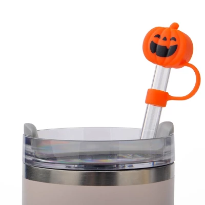 Straw Toppers Pumpkin - Bullseye's Playground™ 1 Straw Toppers Pumpkin - Bullseye's Playground™