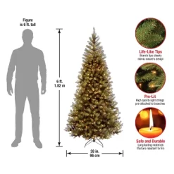 Prelit Slim Aspen Spruce Artificial Christmas Tree Clear Lights - National Tree Company -Festival Store GUEST 5344df14 9e65 461c 8ecf b796b737886a