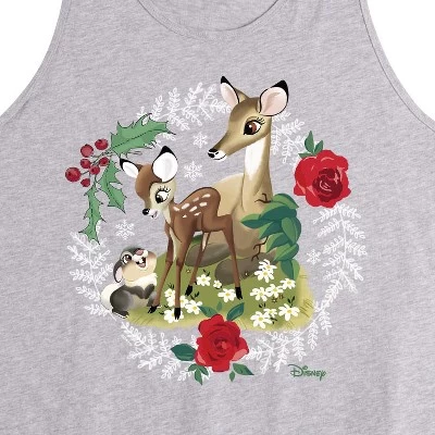 Men's - Disney - Christmas - Family In The Forest Graphic Tank Top 1 Men's - Disney - Christmas - Family In The Forest Graphic Tank Top
