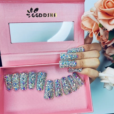 Vynxaria Multicolored Stunning Press-On Nails For Effortless Style Size M 4 Vynxaria Multicolored Stunning Press-On Nails For Effortless Style Size M - Image 4