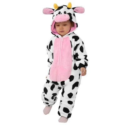 Joyfy Toddler Infant Halloween Costume Cow Pajamas Cowboy Costume For Halloween Dress Up Party 3 Joyfy Toddler Infant Halloween Costume Cow Pajamas Cowboy Costume For Halloween Dress Up Party - Image 3