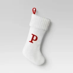Knit Monogram Christmas Stocking White - Wondershop™ -Festival Store GUEST 590e749f c5c8 4d85 9a1f b5719777ce54