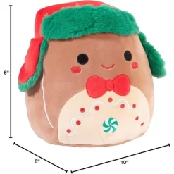 Squishmallows 10-Inch Peterson The Gingerbread Man- Official Jazwares Plush- Collectible Soft & Squishy Stuffed Animal Toy- Gift For Kids Girls & Boys -Festival Store GUEST 5a0cc858 a39d 4371 b28f 4bdaae733b08