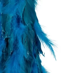 Northlight Small Two-Tone Layered Feathers Cone Tree Christmas Decoration - 16" - Turquoise -Festival Store GUEST 5b09f089 dac8 408b 991a d2c9945e5d98