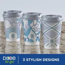 Dixie To Go Disposable Hot Cups & Lids - 12oz -Festival Store GUEST 5bbc1f12 7e5f 4978 a5d8 9a14188b41ec