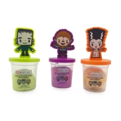 Innovative Designs 3pk Glow In The Dark Dough With Stampers Universal Monsters