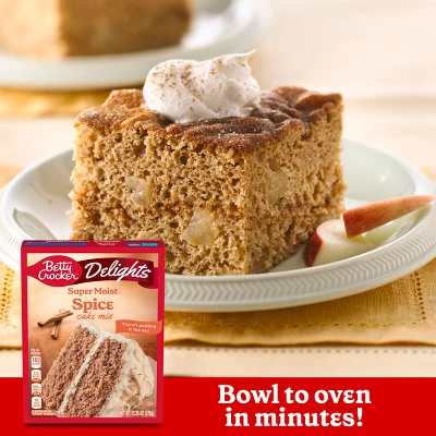 Betty Crocker Delights Spice Super Moist Cake Mix - 13.25oz 3 Betty Crocker Delights Spice Super Moist Cake Mix - 13.25oz - Image 3