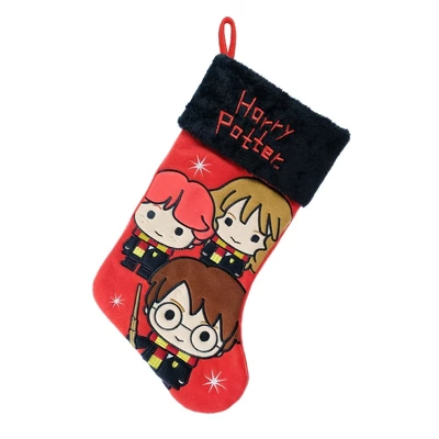 Harry Potter Applique Holiday Stocking 20" 1 Harry Potter Applique Holiday Stocking 20"