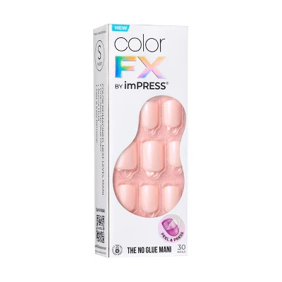 KISS Products ColorFX By ImPRESS Press-On Fake Nails - Short Squoval - Good Mood - 30ct 6 KISS Products ColorFX By ImPRESS Press-On Fake Nails - Short Squoval - Good Mood - 30ct - Image 6