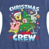 Girls' - SpongeBob SquarePants - Christmas Crew Fit & Flair Cap Sleeve Graphic Dress