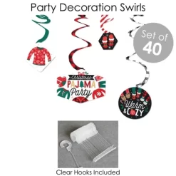 Big Dot Of Happiness Christmas Pajamas - Holiday Plaid PJ Party Supplies - Banner Decoration Kit - Fundle Bundle -Festival Store GUEST 6307ccd4 fac6 4c48 9480 541d8fd10c15