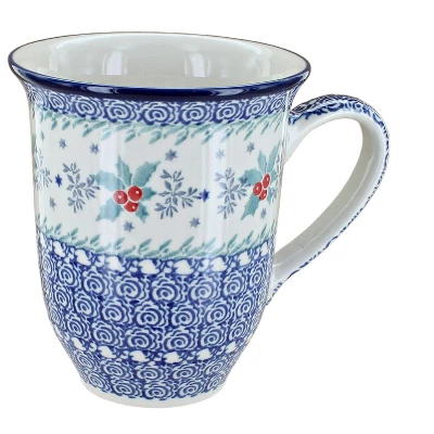 Blue Rose Polish Pottery 826 Ceramika Artystyczna Large Coffee Mug 10 Blue Rose Polish Pottery 826 Ceramika Artystyczna Large Coffee Mug - Image 10