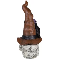 Northlight Skull In Witches Hat With Crow Halloween Decoration - 22.75" 11 Northlight Skull In Witches Hat With Crow Halloween Decoration - 22.75" -Festival Store GUEST 642350ed 54ce 4063 bd88 b7f8ae75c6b8