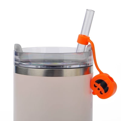 Straw Toppers Pumpkin - Bullseye's Playground™ 2 Straw Toppers Pumpkin - Bullseye's Playground™ - Image 2