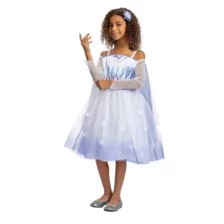 Disney Frozen 2 Elsa Deluxe Light Up Kids' Halloween Costume Dress With Headpiece -Festival Store GUEST 67a1ed21 d6d7 4c51 adaf c863ed1cc65e