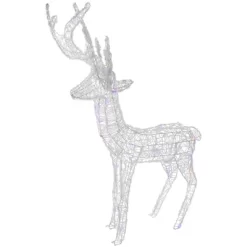 Northlight LED Color Changing Commercial Grade Acrylic Reindeer Outdoor Christmas Decoration - 46.5" -Festival Store GUEST 69e07e96 5b5a 4f0a af6e 09a1d7b23b96