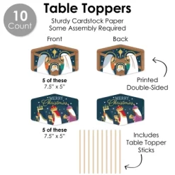 Big Dot Of Happiness Holy Nativity - Manger Scene Religious Christmas Supplies Decoration Kit - Decor Galore Party Pack - 51 Pieces -Festival Store GUEST 69f62bfc ea8d 4d06 884d 29021e31d5e0