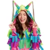 Tipsy Elves Pinata Halloween Costumes For Women - Bright Multicolored Pinata Jumpsuit Funny Halloween Costume Adult Jumpsuit