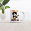 Crazy Dog Feliz Navidad Mug Funny Christmas Graphic Novelty Coffee Cup-11oz