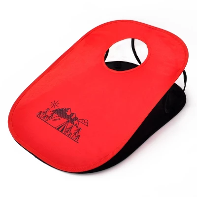 Foldable Corn Hole Red - Bullseye's Playground™ 1 Foldable Corn Hole Red - Bullseye's Playground™