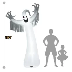 Costway 5FT Or 6FT Or 12FT Halloween Decoration With LED Lights Yard Decoration -Festival Store GUEST 6cc99bd4 b998 43f9 9c1f 2efe752c5957