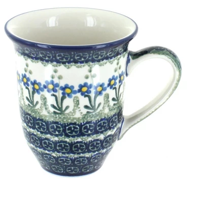 Blue Rose Polish Pottery 826 Ceramika Artystyczna Large Coffee Mug 6 Blue Rose Polish Pottery 826 Ceramika Artystyczna Large Coffee Mug - Image 6