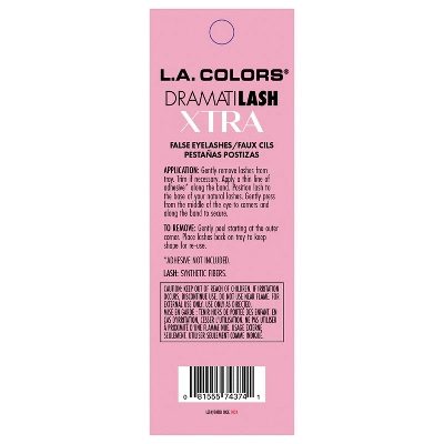 L.A. Colors Dramatilash False Eyelashes Xtra - 2ct 1 L.A. Colors Dramatilash False Eyelashes Xtra - 2ct