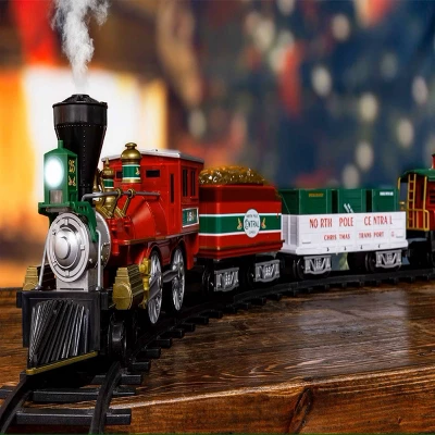 Lionel North Pole Central RTP Set With Bluetooth: Battery Operated Plastic Train Playset, 37 Pieces 9 Lionel North Pole Central RTP Set With Bluetooth: Battery Operated Plastic Train Playset, 37 Pieces - Image 9