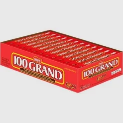 100 Grand 12/16/24/36 Pack Full Size Chocolate Candy With Rice & Caramel Bar 1.5oz Each - Bulk Packaging -Festival Store GUEST 72bf6dd8 4a5b 4dd7 8c49 16df8e5988c7