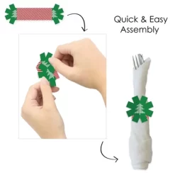 Big Dot Of Happiness Ugly Sweater - Holiday And Christmas Party Paper Napkin Holder - Napkin Rings - Set Of 24 -Festival Store GUEST 7318adf9 f653 48bc 9754 57cce8237ef1