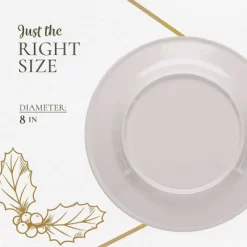 Spode Christmas Tree Melamine Salad Plate (Set Of 4) - 8 Inch Shatterproof Serving Plate - Festive Tableware, Dishwasher Safe Dinnerware -Festival Store GUEST 751cfcff b912 429c b6f6 c02f60f5c4c4