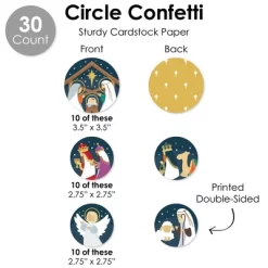 Big Dot Of Happiness Holy Nativity - Manger Scene Religious Christmas Supplies Decoration Kit - Decor Galore Party Pack - 51 Pieces -Festival Store GUEST 7709f335 6904 430d be6e 41c1922b7baf