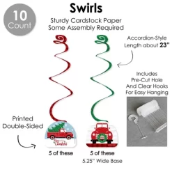 Big Dot Of Happiness Merry Little Christmas Tree - Red Truck And Car Christmas Party Supplies Decoration Kit - Decor Galore Party Pack - 51 Pieces -Festival Store GUEST 772396e8 11e4 4e00 8b06 5bbc7e4c974f