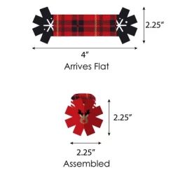 Big Dot Of Happiness Jolly Santa Claus - Christmas Party Paper Napkin Holder - Napkin Rings - Set Of 24 -Festival Store GUEST 78f5a8a4 9fcb 40ed 97b5 9ef808af853e