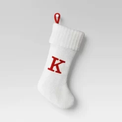 Knit Monogram Christmas Stocking White - Wondershop™ -Festival Store GUEST 7afbafb2 6135 4c51 af45 94db5648b99a