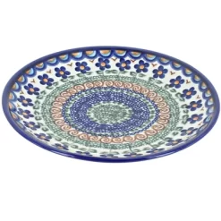 Blue Rose Polish Pottery Vena Dessert Plate 21 Blue Rose Polish Pottery Vena Dessert Plate -Festival Store GUEST 7b24c11a fecd 41e5 a952 ff709cd6cde6