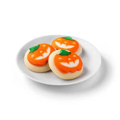 Pumpkin Frosted Cookies - 13.5oz/10ct - Halloween - Favorite Day™ 2 Pumpkin Frosted Cookies - 13.5oz/10ct - Halloween - Favorite Day™ - Image 2