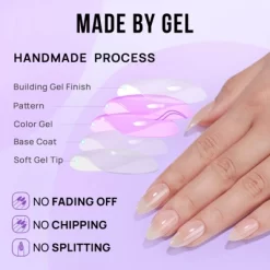 BTArtbox Press-On Nails - Glazed Donut - M Almond - 30ct -Festival Store GUEST 7dba0b49 17df 4f59 a39a 869df4b7af6a