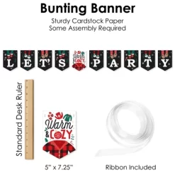 Big Dot Of Happiness Christmas Pajamas - Holiday Plaid PJ Party Supplies Decoration Kit - Decor Galore Party Pack - 51 Pieces -Festival Store GUEST 7ef6a23c e0bb 4fcf a041 44724f84d044